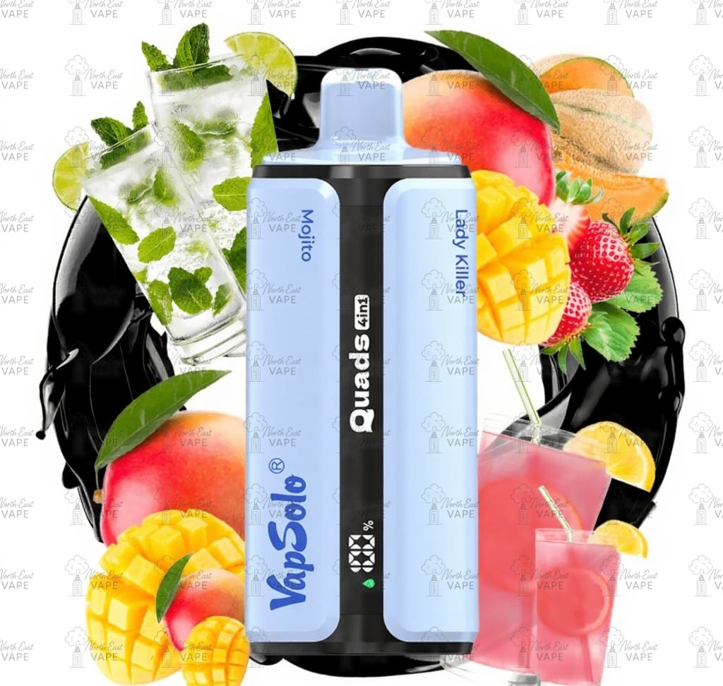 VapSolo Quads - #10 - Mojito & Lady Killer & Pink Limonádé & Monster Mangó