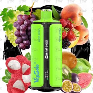 VapSolo Quads - #3 - Szőlő & Licsi ICE & Barack és bogyós gyümölcs & Kiwi Passiógyümölcs Guáva