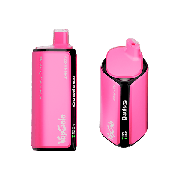 VapSolo Quads - #13 - Alma és Barack & Áfonya és Dinnye & Sárkánygyümölcs, Banán és Cseresznye, SOLO 1